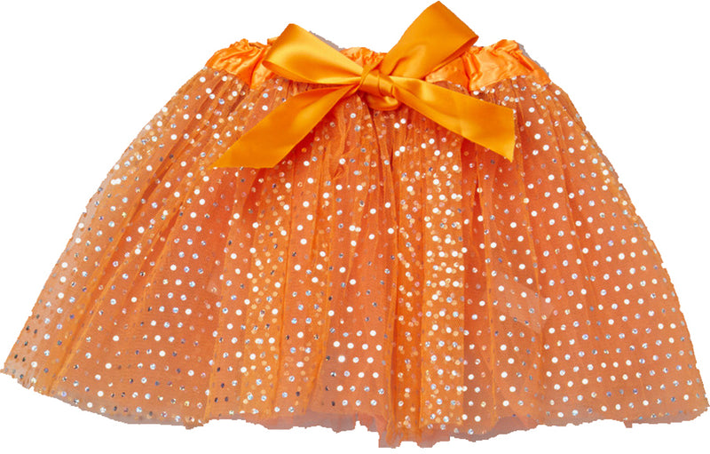 Orange Sparkly Dot Tutu