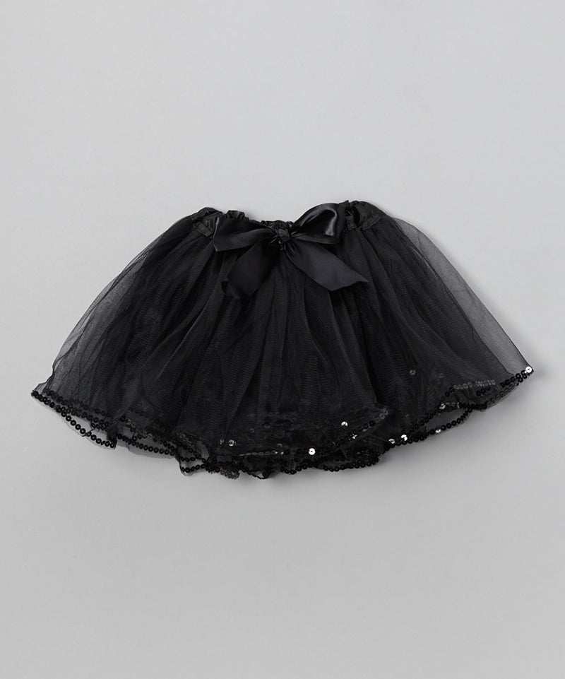 Black Tutu With Sequin Trim