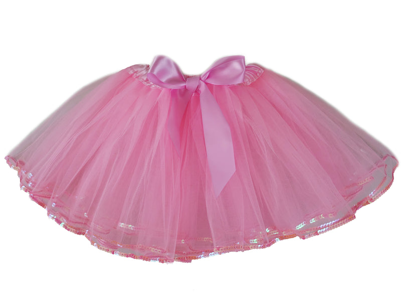 Light Pink Tutu With Sequin Trim