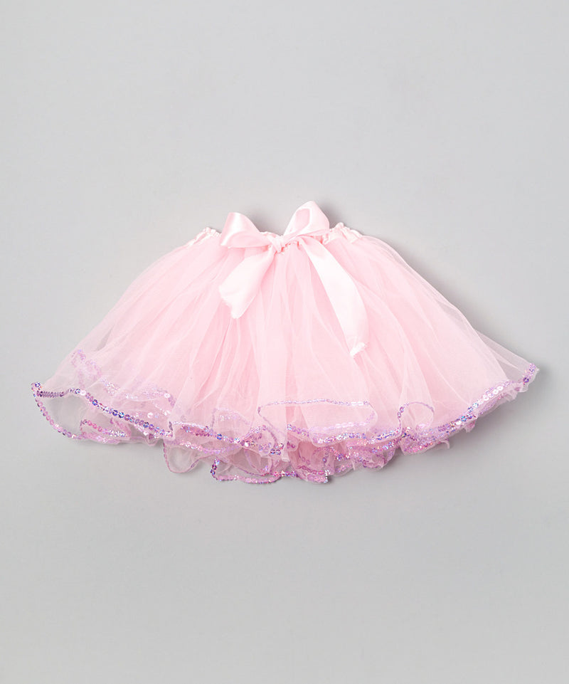 Light Pink Tutu With Sequin Trim