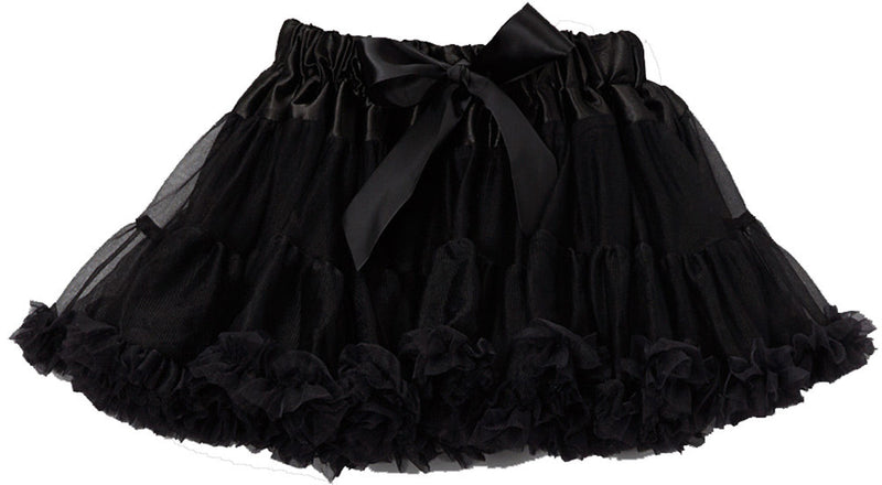 Solid Black Chiffon Tutu