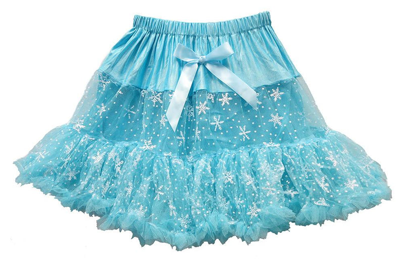 Blue Snowflake Adult Tutu