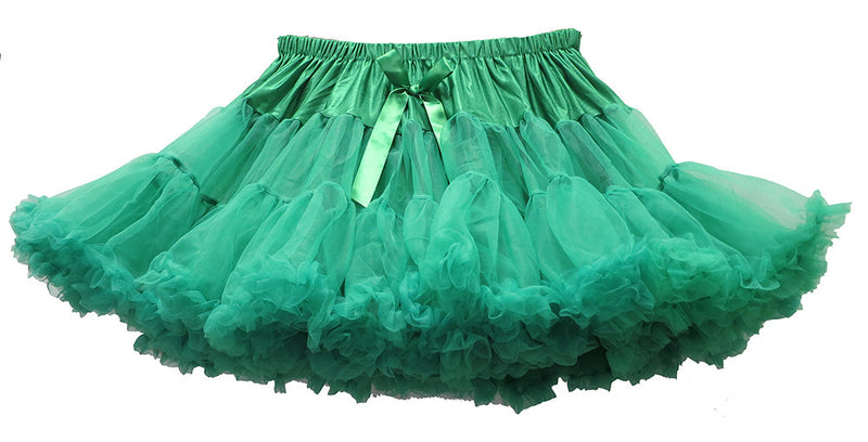 Green Chiffon Adult Petti Skirt