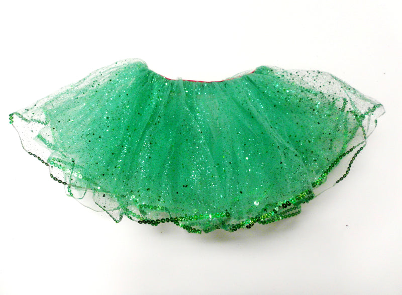 Green Glitter Reversible Tutu