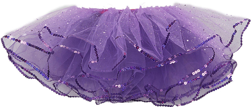 Purple Glitter Reversible Tutu