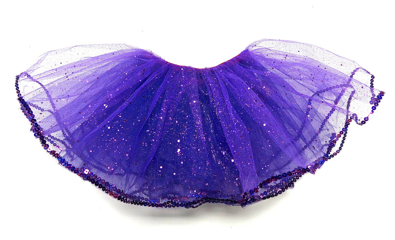 Purple Glitter Reversible Tutu