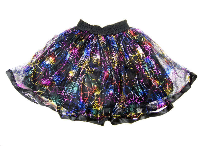 Rainbow Spiderweb Skirt