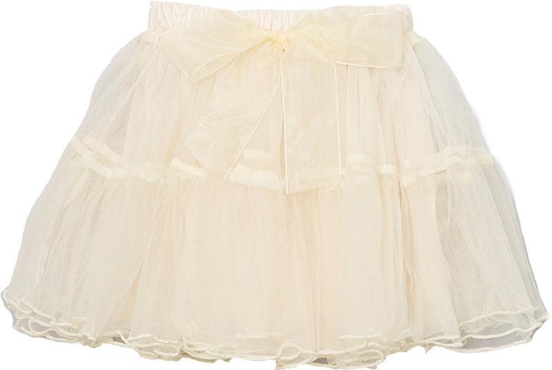 Ivory Silk Bow Tutu