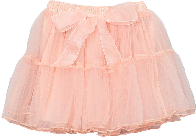 Coral  2 Part Silk Bow Tutu