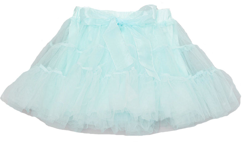 Baby Blue 3 Part Silk Bow Tutu