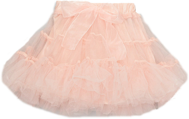 Coral 3 Part Silk Bow Tutu