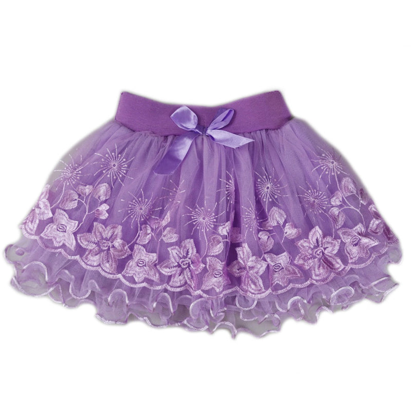 Purple Lace Tutu Skirt