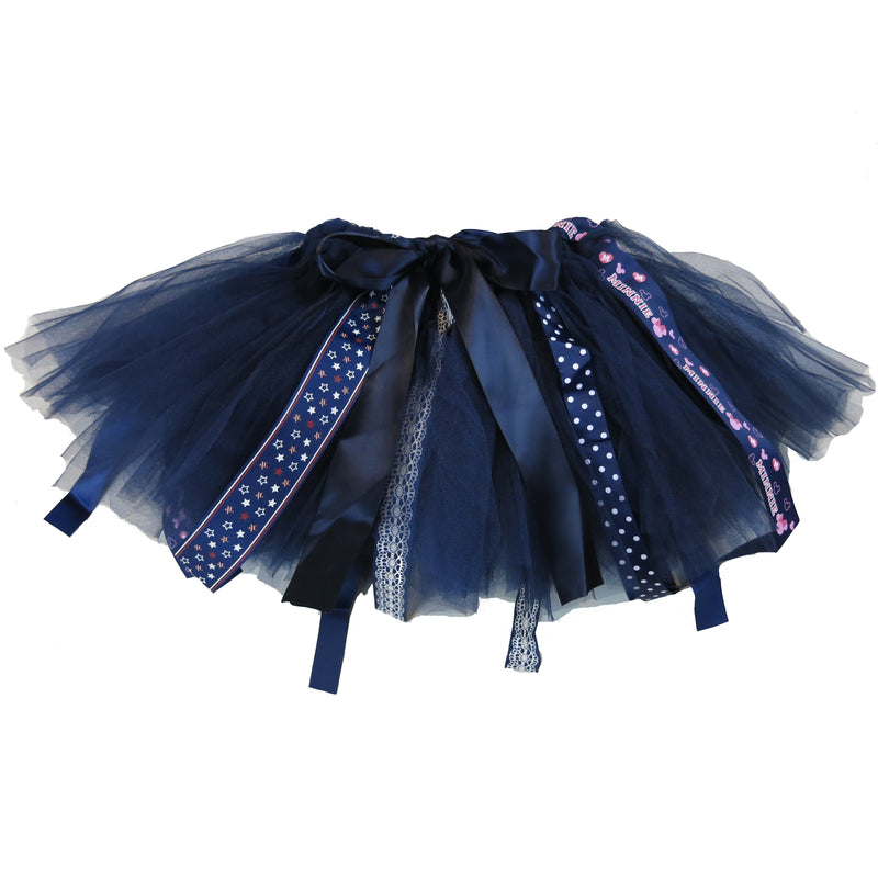 Hand Banding Navy Blue Tutu Ribbon Trim