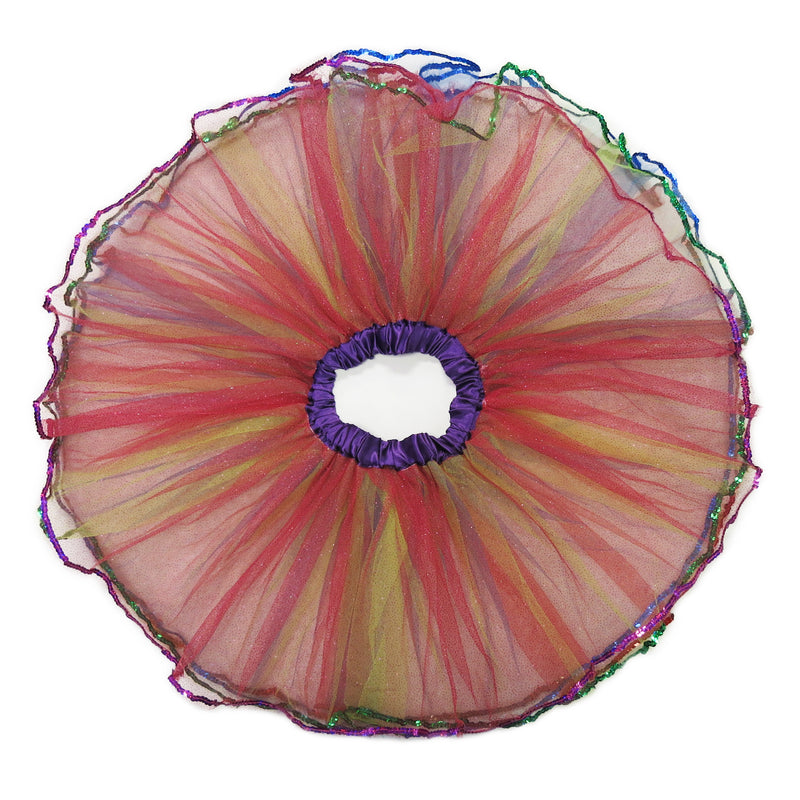 Rainbow Sequins 4 Layers Tutu