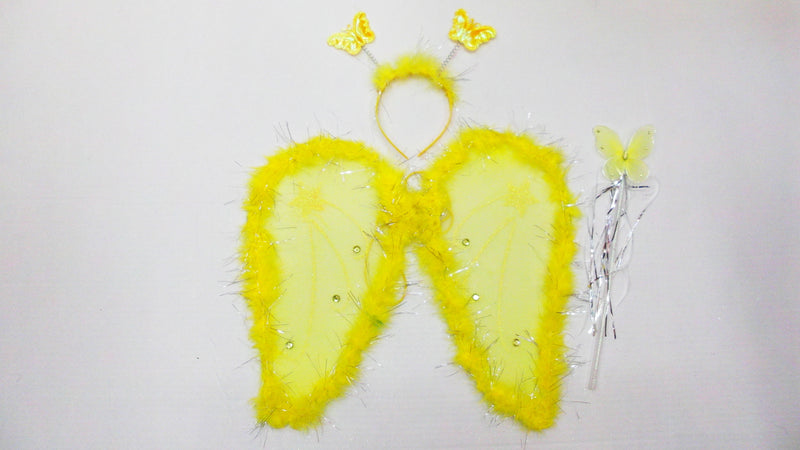 Yellow Angel Wing Set