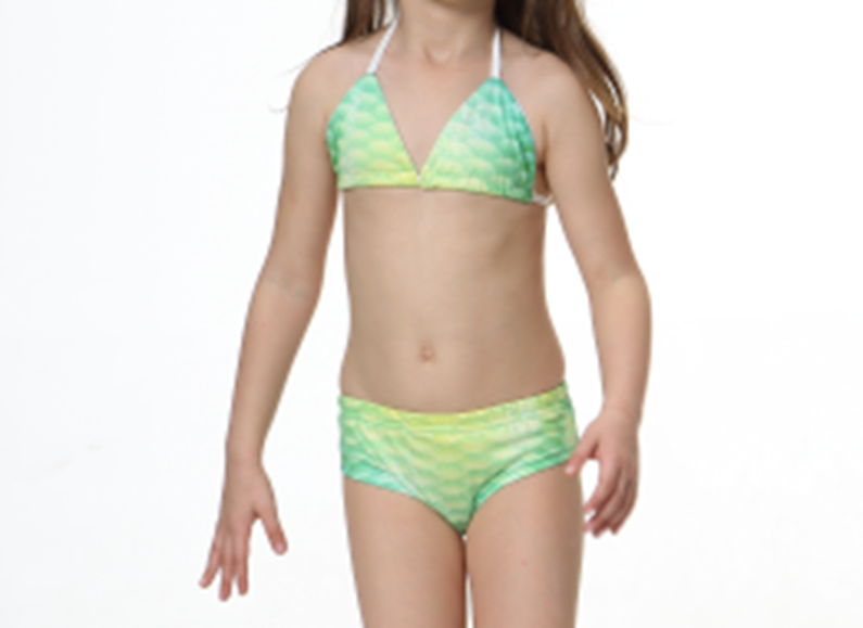 Green Scales 2-Pieces Bikini Swimming Suit