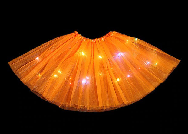 Orange LED Light Up Tutu