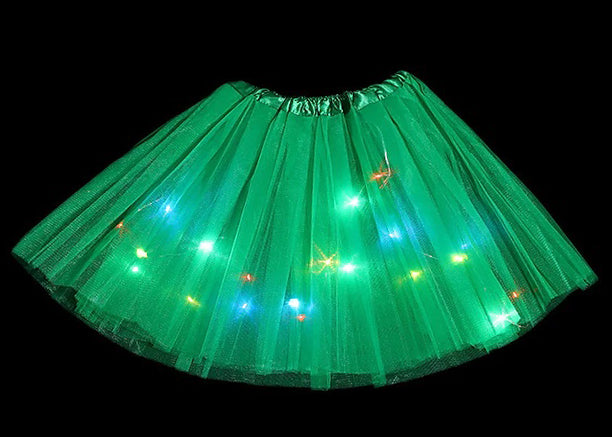 Green LED Light Up Tutu