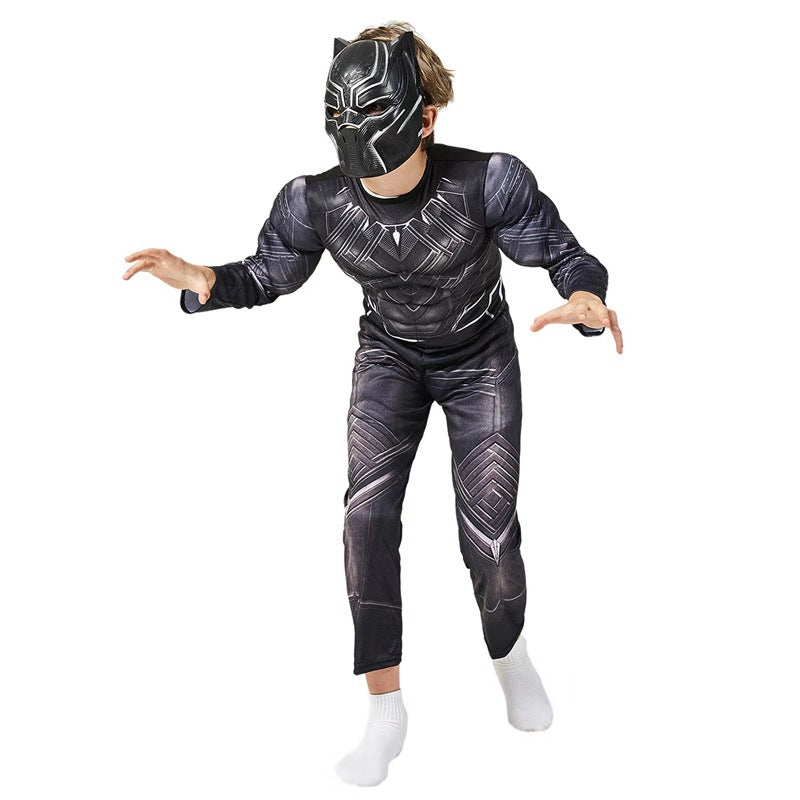 The Avengers Black Panther Muscle Costume
