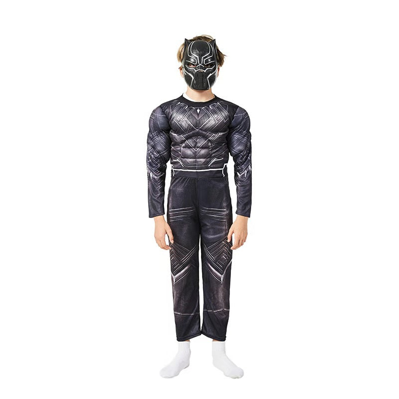 The Avengers Black Panther Muscle Costume