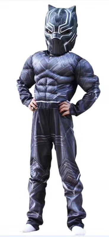 The Avengers Black Panther Muscle Costume