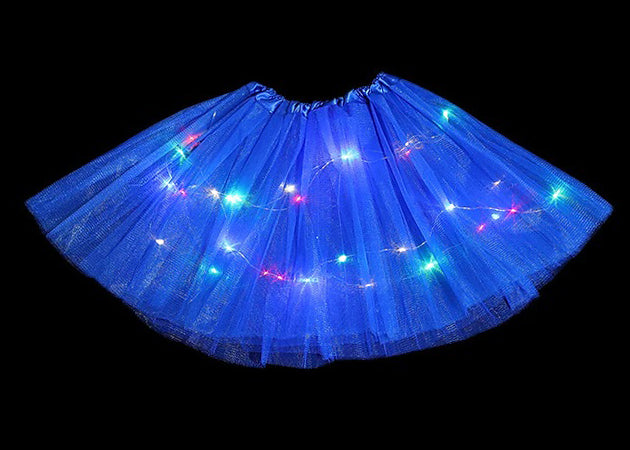 Royal Blue LED Light Up Tutu